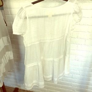 White baby doll shirt Ralph Lauren
